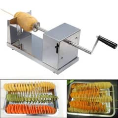 potato sprial cutting machine new