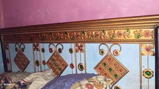 iron bed without mattres