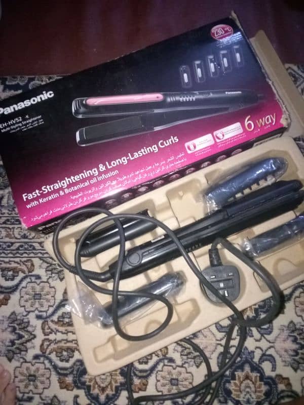 Panasonic straightener in 6 way 2