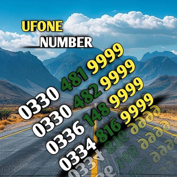 UFONE GOLDEN NUMBERS AVAILABLE 1