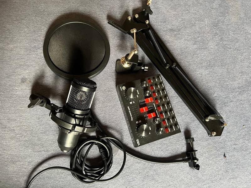 condenser mic and collar mic urgent sale 2