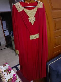 soudian kaftan red color