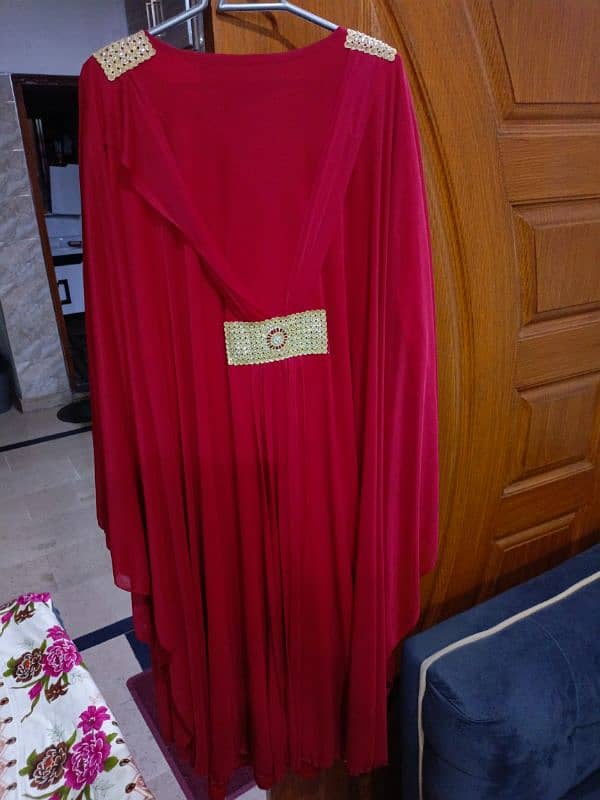 soudian kaftan red color 3