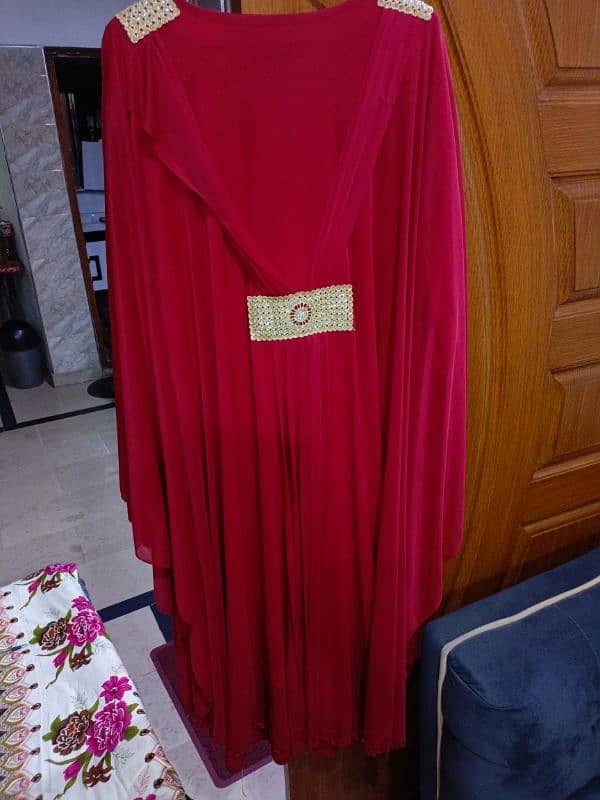 soudian kaftan red color 4