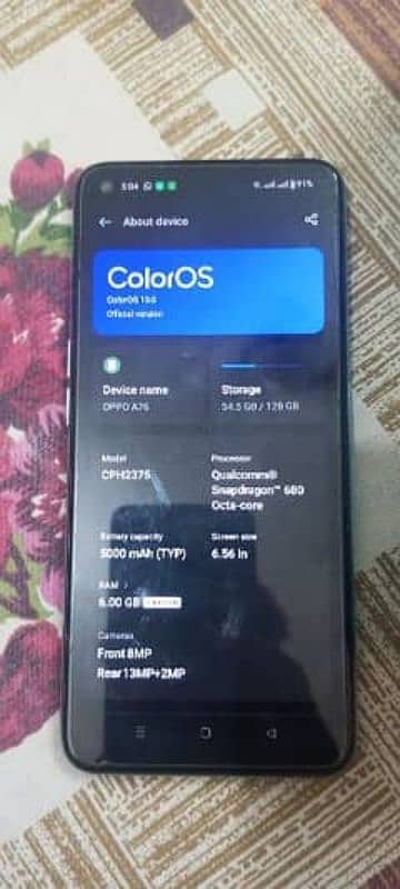 oppo a76 1