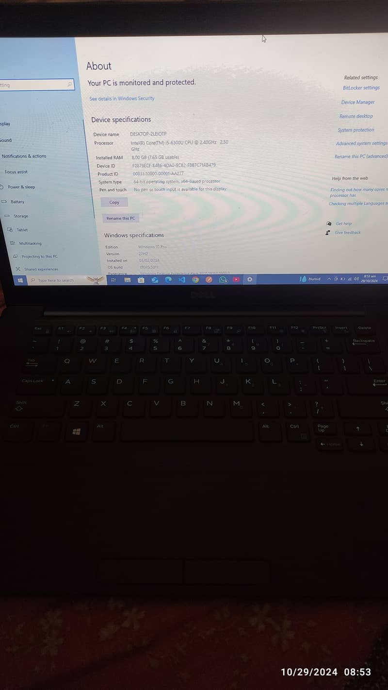 DELL Latitude 7480 i5 6th generation 7