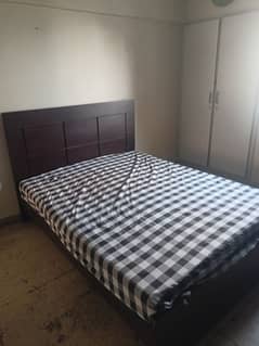 QUEEN SIZE BED WITH MATTRESS FOR SALE