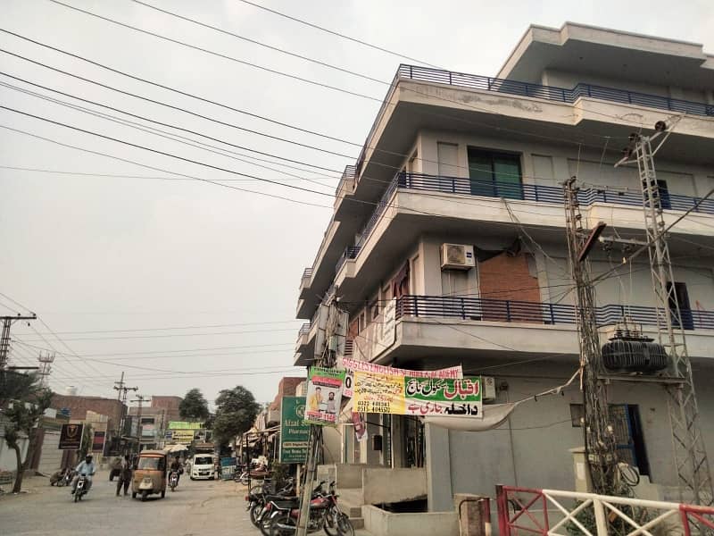 1 Kanal Corner Commercial Triple Story Plaza For Sale Near Ameer Chowk College Road Lahore 1