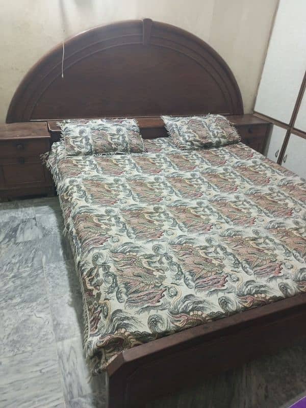 double bed with mattress sale 2