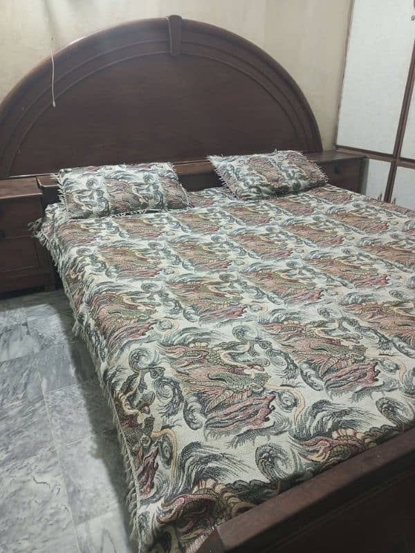 double bed with mattress sale 4