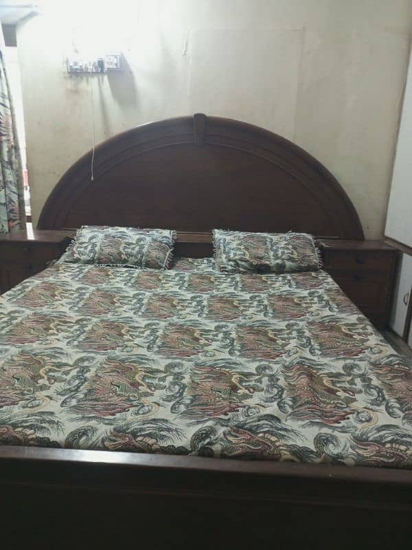 double bed with mattress sale 5