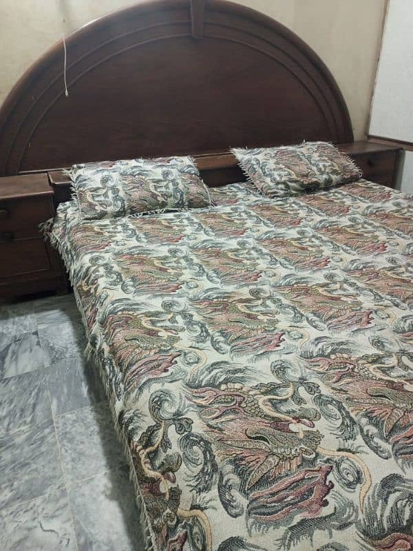 double bed with mattress sale 6