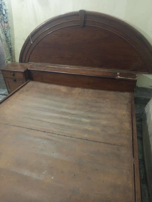 double bed with mattress sale 8