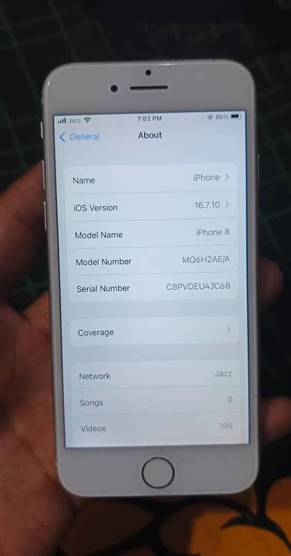 Iphone PTA Approved For Sale With Original Box 64 GB All Okay 10