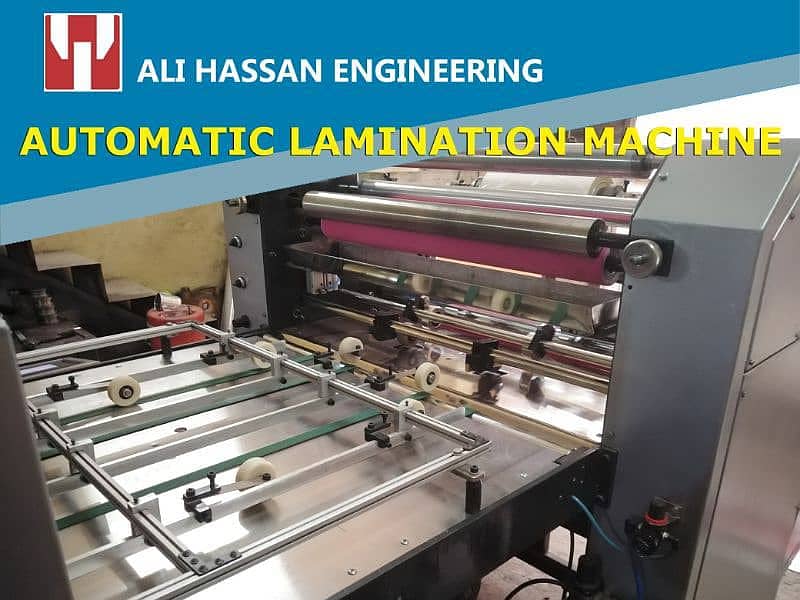 Auto Lamination machine|Auto paper feeding & Cutting lamination|Cold 2