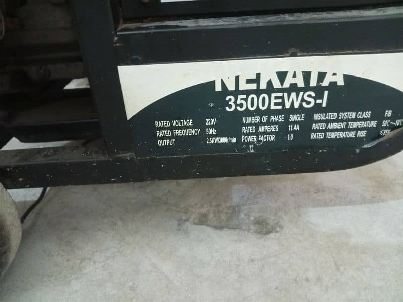 Nekata Generator for sale 3.5 KVA 3500 watts 1