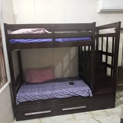 Bunk Bed with customized mattress. .