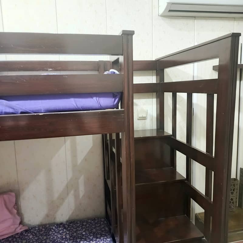 Bunk Bed with customized mattress. . 1