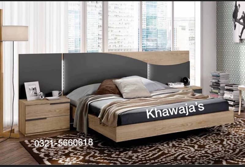 Bed with Dressing ( khawaja’s interior Fix price workshop 3