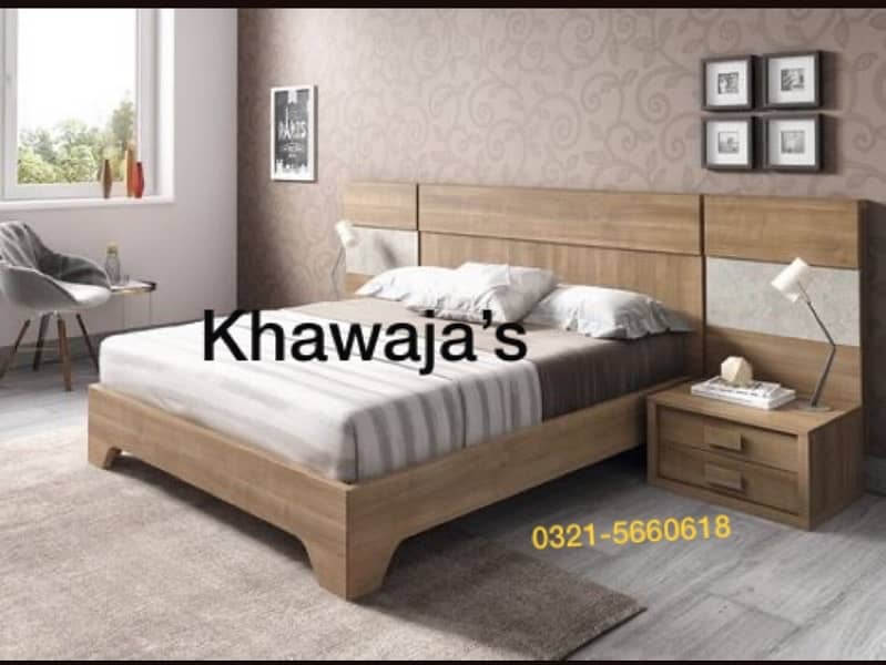 Bed with Dressing ( khawaja’s interior Fix price workshop 8