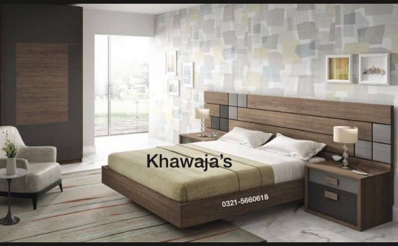 Bed with Dressing ( khawaja’s interior Fix price workshop 10