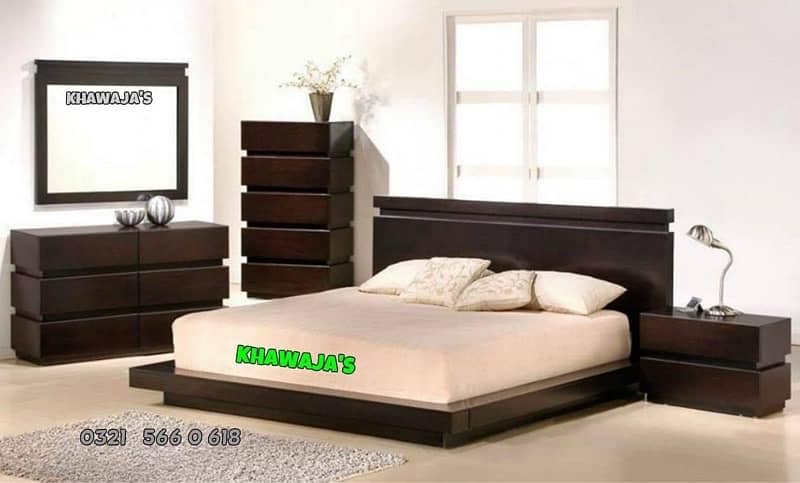 Bed with Dressing ( khawaja’s interior Fix price workshop 12