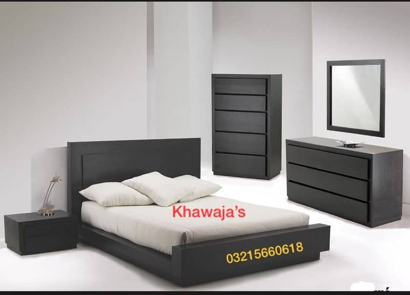 Bed with Dressing ( khawaja’s interior Fix price workshop 15