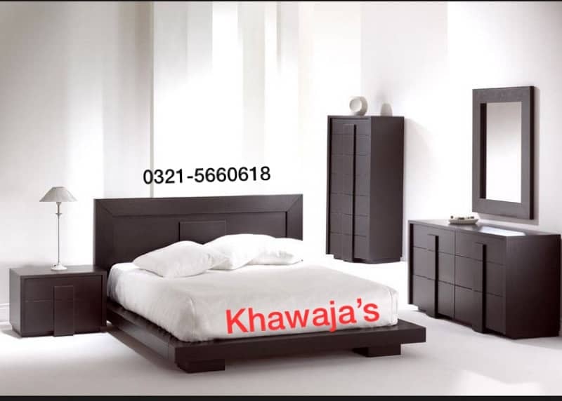 Bed with Dressing ( khawaja’s interior Fix price workshop 17