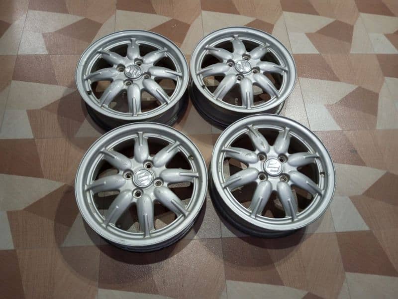 15 inch Japanese Alto Turbo RS Rims 1