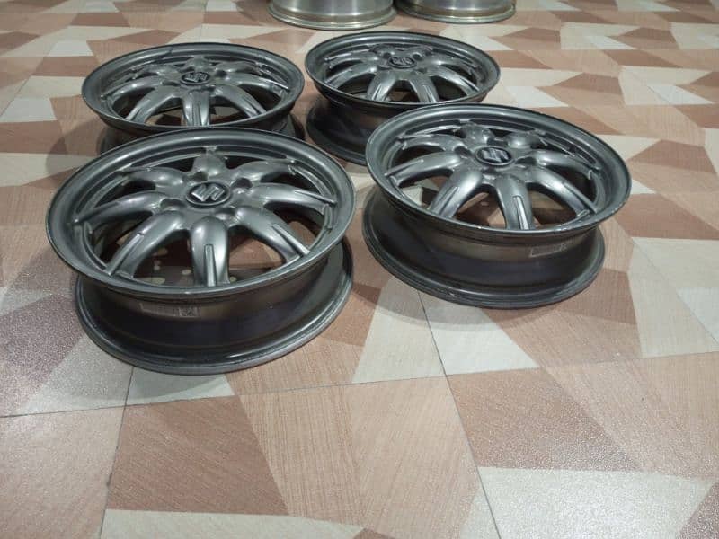 15 inch Japanese Alto Turbo RS Rims 2