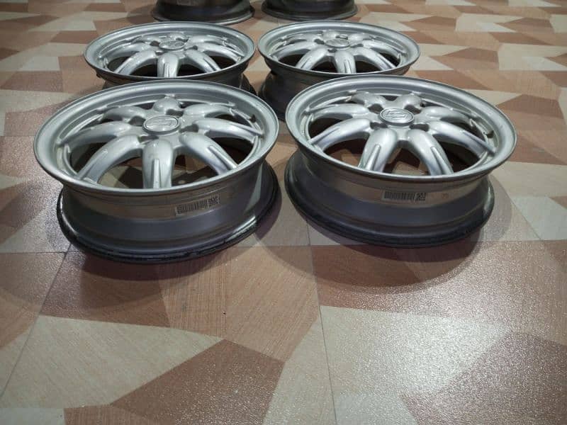 15 inch Japanese Alto Turbo RS Rims 3