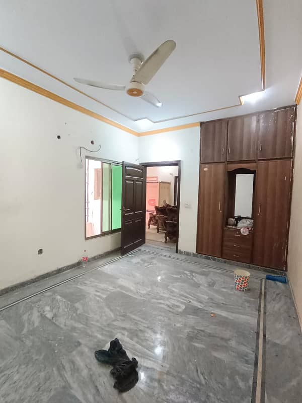 Eden Garden Society Boundary Wall Canal Road Faisalabad 5 Marla Double Storey House For Rent 4 Bedroom Attached Bath Attached 12