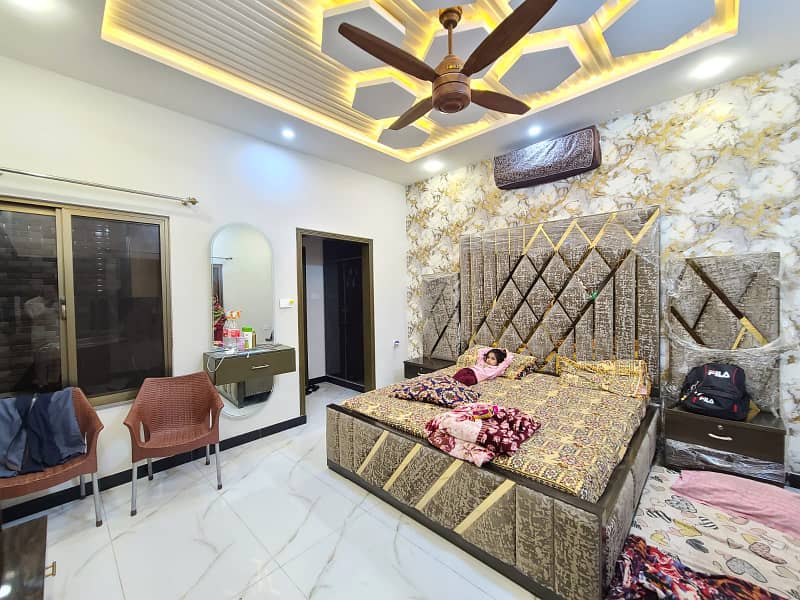 7 Marla Brand New Luxury House Double Story For Sale 5 Bedrooms Attached Bath Attached Eden Executive Society Area Boundary Wall Canal Road Faisalabad 19