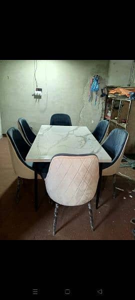 DINING CHAIRS TABLE SET AVAILABLE FOR CAFE'S RESTAURANT HOTELS 4 SALE 1