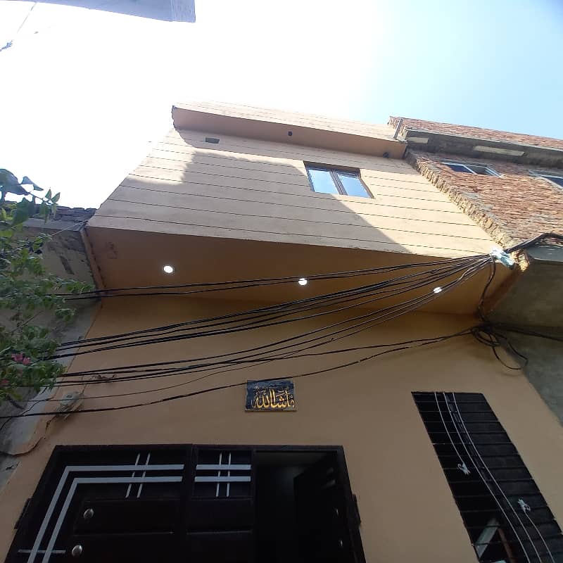 1.5 Marla Double Storey House For Sale In Moeez Town Salamat Pura Lahore 1