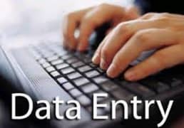 Online data typing part time home based jobs for females and male aply