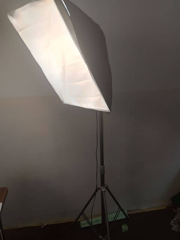 Soft box 1 pair and 1 Pair lights stand SS 6