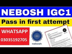 NEBOSH paper solve