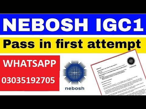 NEBOSH paper solve 0