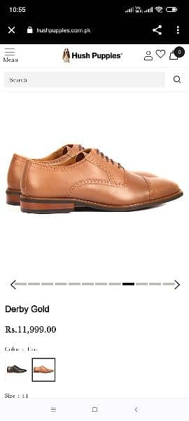 Derby Gold Hush Puppies Formal shoes 1