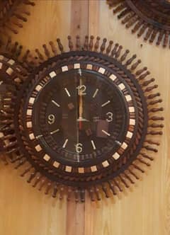 100% Original wood clock's (chinioti wood clock's)