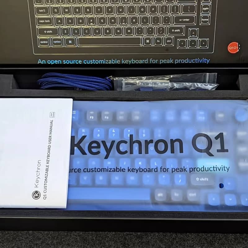 Brand New Box Pack Condition Keychron Q1 QMK V2 Keyboard for Sale 4