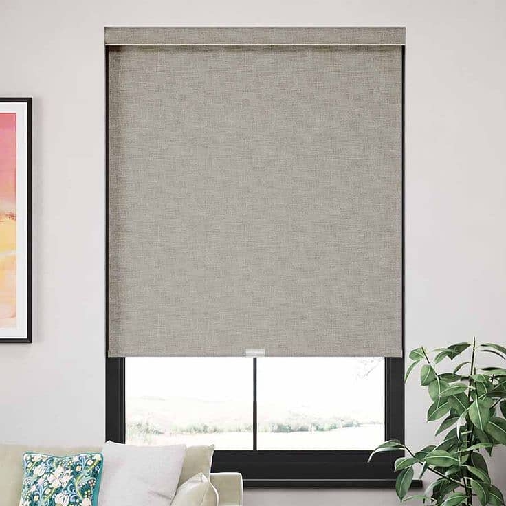 automatic remote control blinds roller blinds curtain track window 10