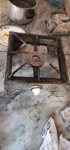 stove with pipe