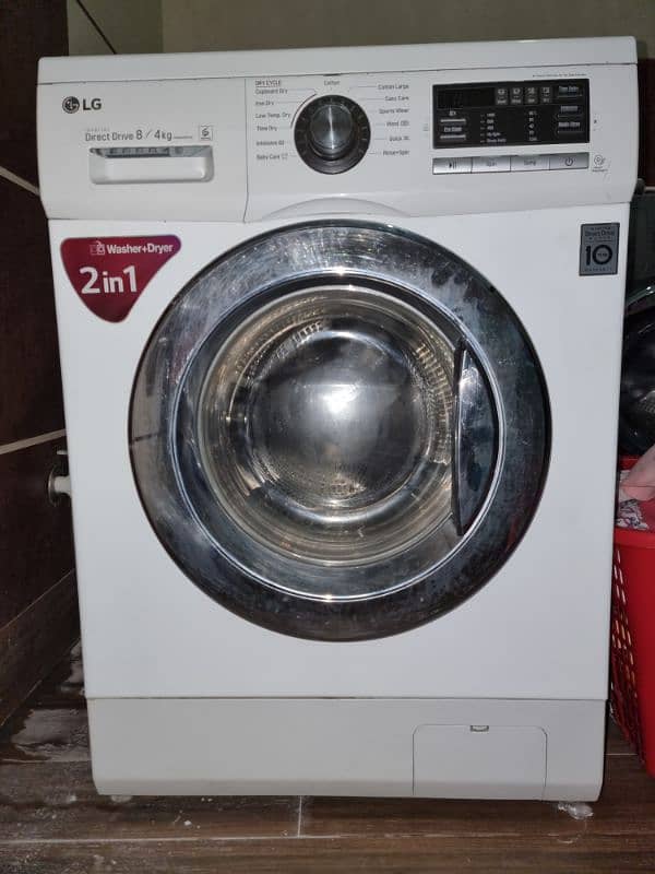 fully automatic LG washing machine with dryer for sale 1