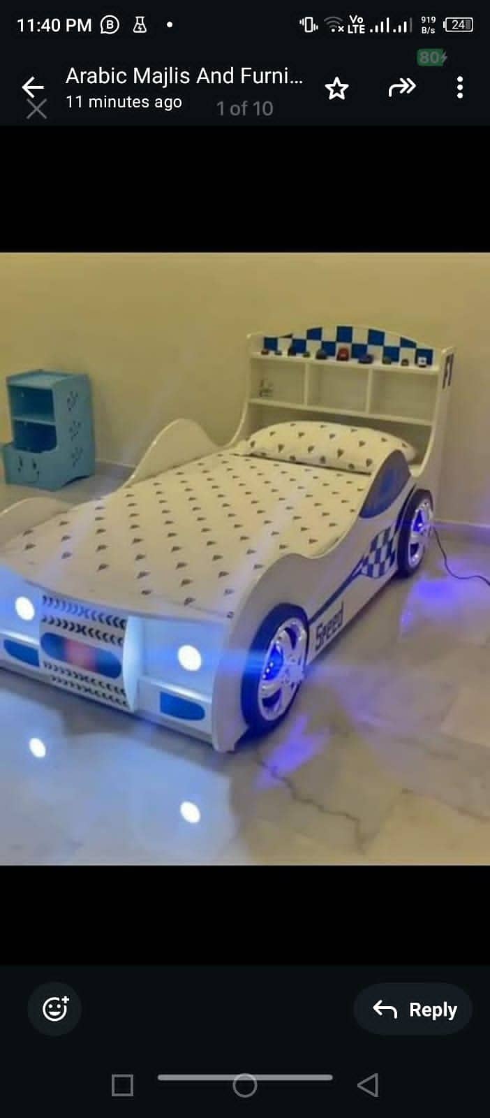 Baby bed | kids Car Bed | kids wooden bed | Kid Furniture | Double be 1