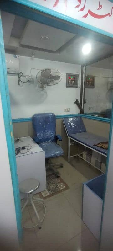 medical store and clinic for sell achi location par ha 12