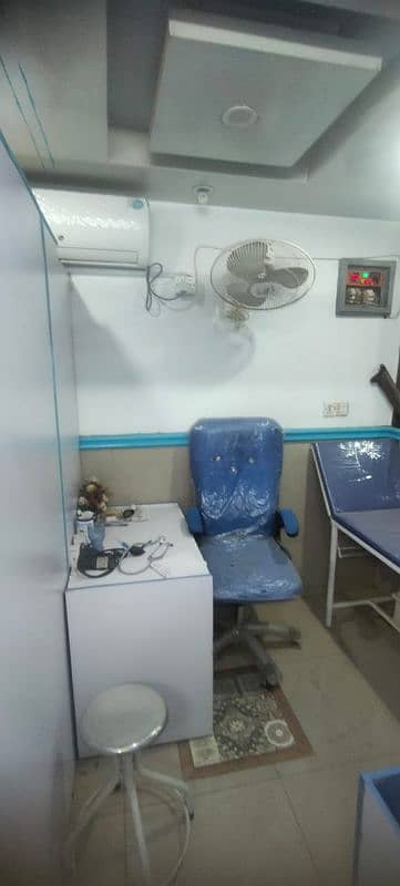 medical store and clinic for sell achi location par ha 13