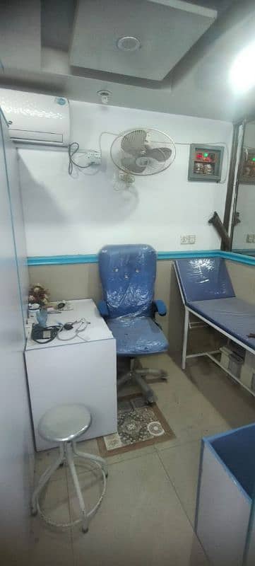 medical store and clinic for sell achi location par ha 14