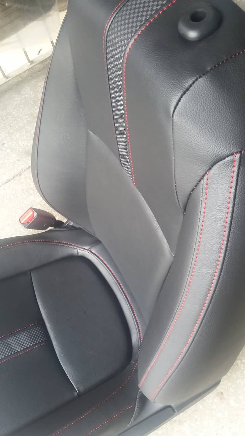 Honda Civic RS | Turbo | Civic X SEAT COVERS JAPANESE LEATHER 14